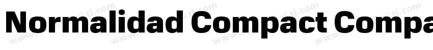 Normalidad Compact Compact字体转换